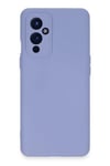 One Plus 9 Kılıf Nano içi Kadife Silikon - Lila