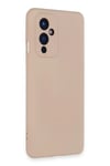 One Plus 9 Kılıf Nano içi Kadife Silikon - Pudra