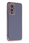 One Plus 9 Kılıf Volet Silikon - Mavi