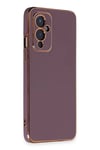 One Plus 9 Kılıf Volet Silikon - Mor