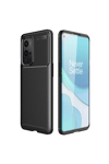 One Plus 9 Pro Kılıf Auto Focus Karbon Kapak - Siyah