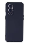 One Plus 9 Pro Kılıf Nano içi Kadife Silikon - Lacivert