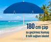 Plaj Şemsiyesi Sabit 180 cm