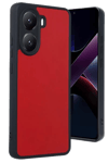 Poco X7 Pro Kılıf Aras Deri Kapak - Kırmızı