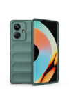 Realme 10 Pro 5G Kılıf Optimum Silikon - Koyu Yeşil