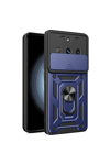 Realme 11 Pro Kılıf Pars Lens Yüzüklü Silikon - Lacivert
