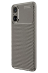 Realme 12 Lite Kılıf Auto Focus Karbon Kapak - Gri