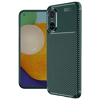 Realme 12 Lite Kılıf Auto Focus Karbon Kapak - Koyu Yeşil
