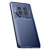 Realme 12 Pro Plus Kılıf Auto Focus Karbon Kapak - Lacivert