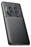 Realme 12 Pro Plus Kılıf Auto Focus Karbon Kapak - Siyah