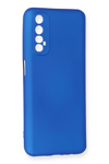 Realme 7 Kılıf First Silikon - Mavi