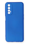 Realme 7 Kılıf First Silikon - Mavi
