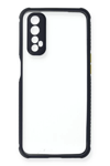 Realme 7 Kılıf Miami Şeffaf Silikon - Lacivert