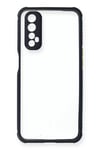 Realme 7 Kılıf Miami Şeffaf Silikon - Lacivert