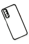 Realme 7 Kılıf Miami Şeffaf Silikon - Siyah