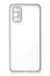 Realme 7 Pro Kılıf Miami Şeffaf Silikon - Lila