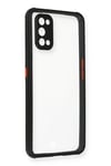 Realme 7 Pro Kılıf Miami Şeffaf Silikon - Siyah