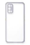 Realme 7 Pro Kılıf Miami Şeffaf Silikon - Lila