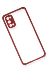 Realme 7 Pro Kılıf Miami Şeffaf Silikon - Fuşya