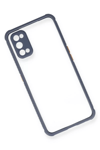 Realme 7 Pro Kılıf Miami Şeffaf Silikon - Gri