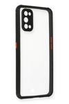 Realme 7 Pro Kılıf Miami Şeffaf Silikon - Siyah