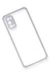 Realme 7 Pro Kılıf Miami Şeffaf Silikon - Lila