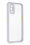 Realme 7 Pro Kılıf Miami Şeffaf Silikon - Lila