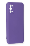 Realme 7 Pro Kılıf Nano içi Kadife Silikon - Mor