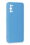 Realme 7 Pro Kılıf Nano içi Kadife Silikon - Mavi