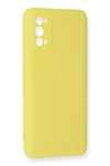Realme 7 Pro Kılıf Nano içi Kadife Silikon - Sarı