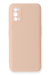 Realme 7 Pro Kılıf Nano içi Kadife Silikon - Pudra