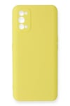 Realme 7 Pro Kılıf Nano içi Kadife Silikon - Sarı