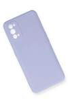 Realme 7 Pro Kılıf Nano içi Kadife Silikon - Lila