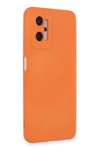 Realme 9i 4G Kılıf Nano içi Kadife Silikon - Turuncu