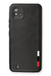 Realme C11 2021 Kılıf Loop Deri Silikon - Siyah