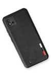 Realme C11 2021 Kılıf Loop Deri Silikon - Siyah