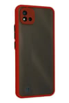 Realme C11 2021 Kılıf Montreal Silikon Kapak - Kırmızı