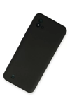 Realme C11 2021 Kılıf Nano içi Kadife Silikon - Siyah
