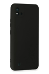 Realme C11 2021 Kılıf Nano içi Kadife Silikon - Siyah