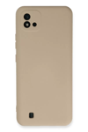 Realme C11 2021 Kılıf Nano içi Kadife Silikon - Pudra