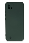 Realme C11 2021 Kılıf Nano içi Kadife Silikon - Koyu Yeşil