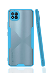 Realme C11 2021 Kılıf Platin Silikon - Mavi
