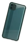 Realme C11 Kılıf Miami Şeffaf Silikon - Koyu Yeşil