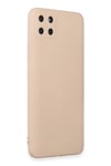 Realme C11 Kılıf Nano içi Kadife Silikon - Pudra