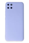 Realme C11 Kılıf Nano içi Kadife Silikon - Lila