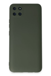 Realme C11 Kılıf Nano içi Kadife Silikon - Koyu Yeşil
