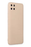 Realme C11 Kılıf Nano içi Kadife Silikon - Pudra