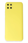 Realme C11 Kılıf Nano içi Kadife Silikon - Sarı