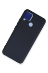 Realme C15 Kılıf Nano içi Kadife Silikon - Lacivert