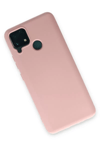 Realme C15 Kılıf Nano içi Kadife Silikon - Pudra